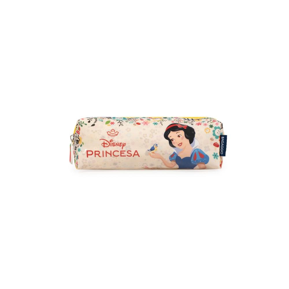 Estojo Escolar Feminino Branca de Neve Rosa em Oferta na Shopee