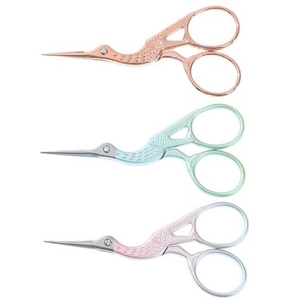 Tesoura Danibeleza Cegonha Ponta Reta Fina ATACADAO BAZZAR