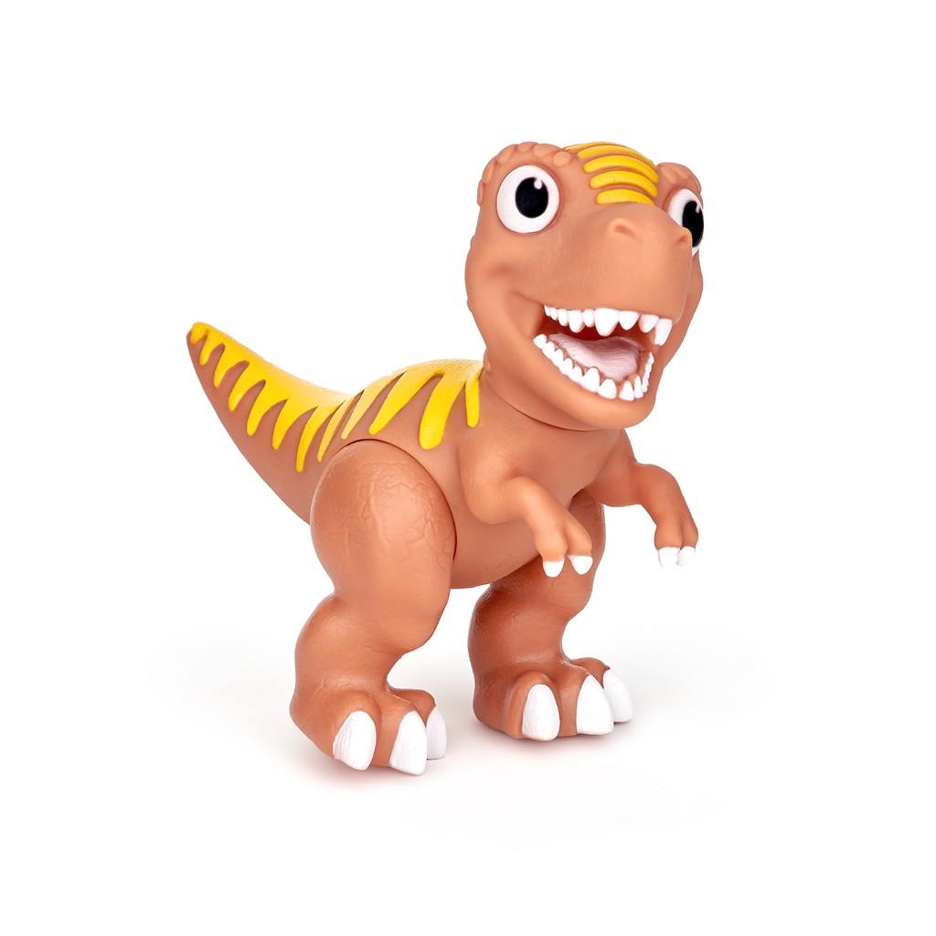 Dinossauro Infantil Vinil Macio Brinquedo Dino T-REX Articulado Mordedor - Puff Toys em Oferta na Shopee