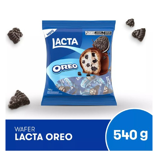 Chocolate Bombom Oreo Pacote Lacta 540g (Pacote com aproximadamente 27 unidades de 20g)