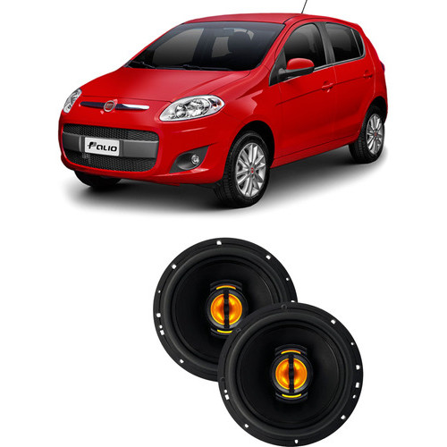 Kit Alto Falante Porta Dianteiro Leson 110wrm Par Fiat Palio