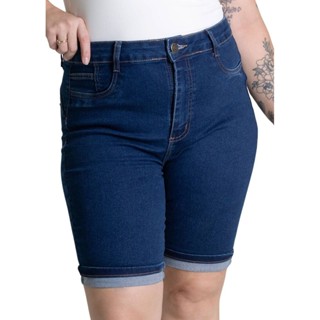 Bermuda Jeans Sawary Plus Size - 279227 em Oferta na Shopee