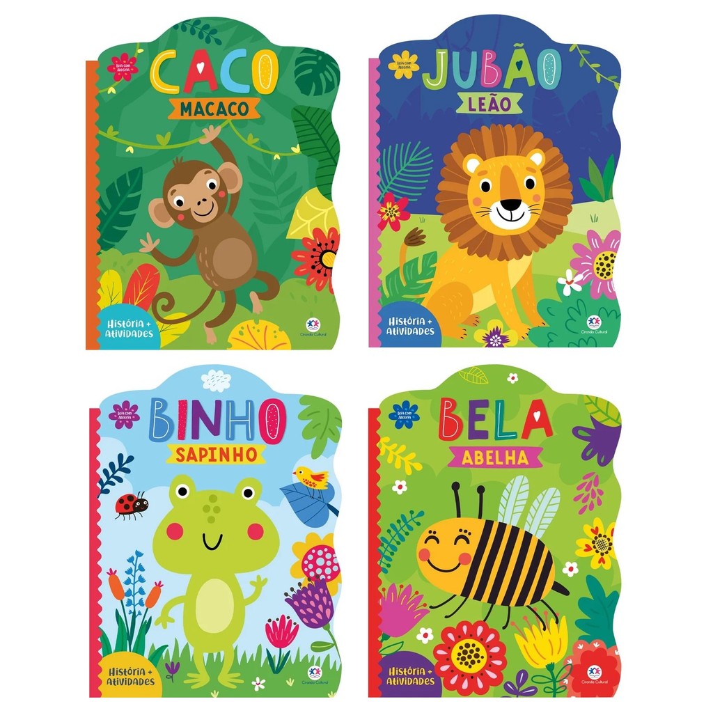 Kit com 4 Unidades - Leia com Alegria em Oferta na Shopee