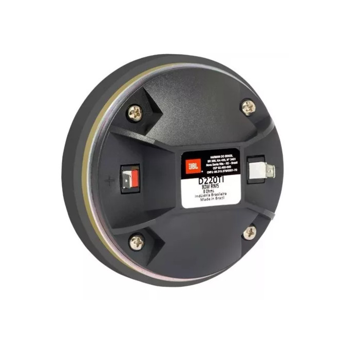 Driver Jbl Selenium D220ti Titânio 44mm 80W RMS 8 Ohms Som Automotivo Caminhonete Paredão Picape em Oferta na Shopee