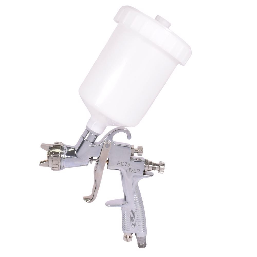 Pistola de Pintura Gravidade 600ml HVLP 1.3 BC79-13 STEULA em Oferta na Shopee