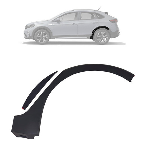 Molduras Do Para-lama E Porta Lado Esquerdo (traseiro) Nivus em Oferta na Shopee