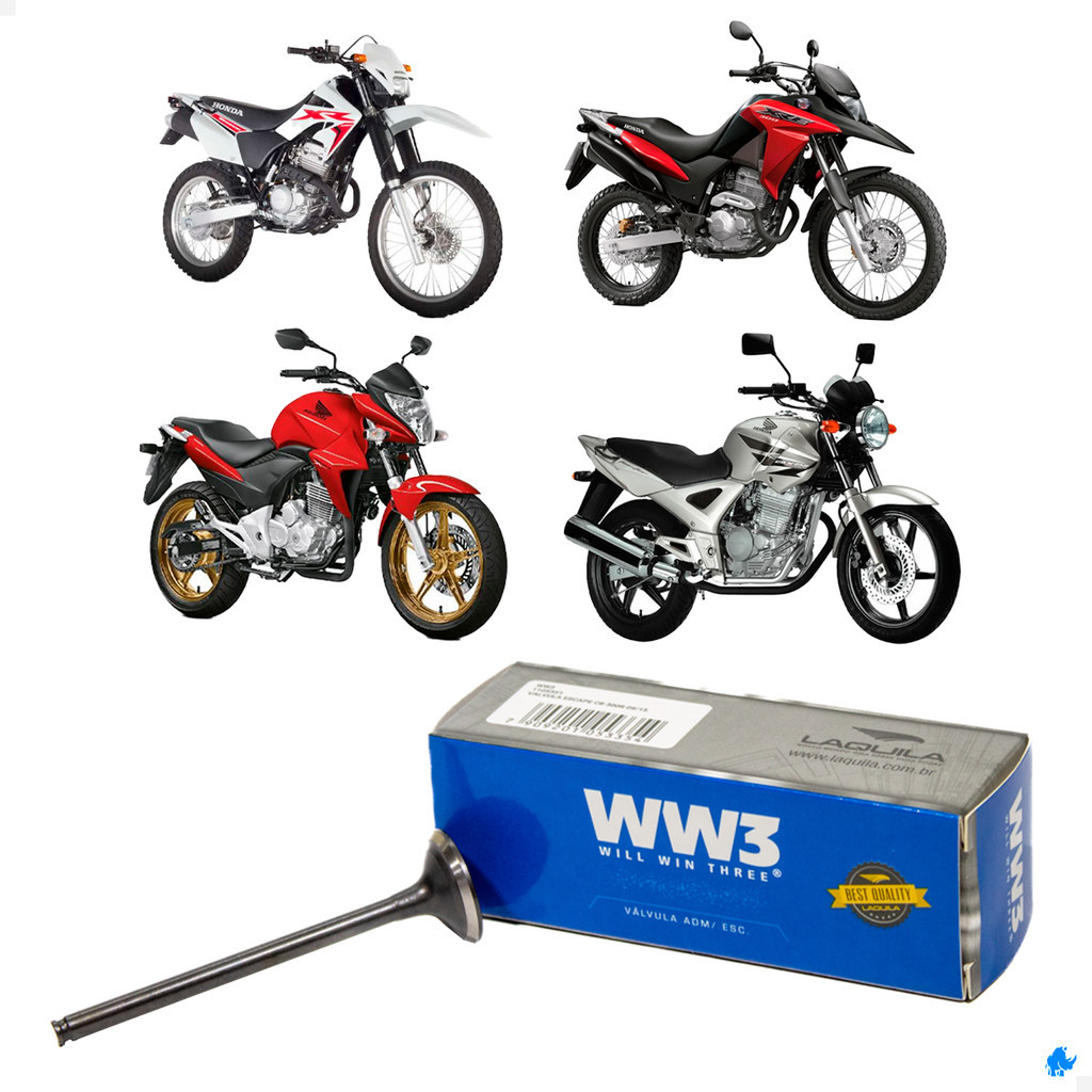 Valvula de Escapamento Honda CBX 250 XR250 CB 300R XRE 300