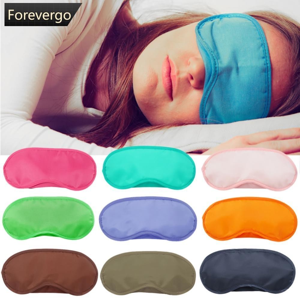 FOREVERGO 10Pcs/lot Máscara Macia De Viagem Para O Sono Rápida Os Olhos Mulheres Homens Portátil B1D5