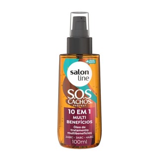 Óleo Capilar Salon Line S.O.S Cachos 10 em 1 Multibenefícios 100ml