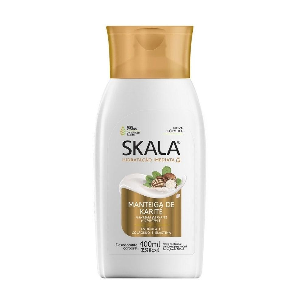 Loção Hidratante Corpo Skala Manteiga De Karitê 400ml em Oferta na Shopee