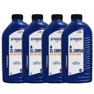 Kit Troca De Oleo 20w50 Api Sl Mineral 4 Litros em Oferta na Shopee
