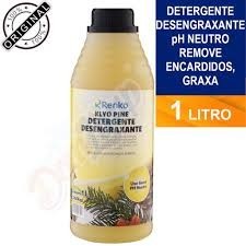 Detergente Desengraxante Klyo Pine 1l + Biodegradável Renko