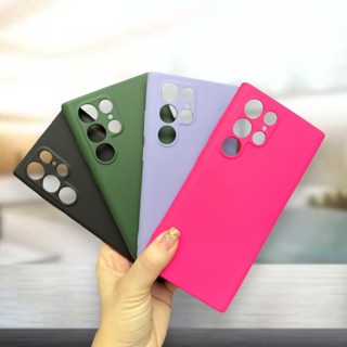 Capa Para Samsung Galaxy S22 Ultra Silicone Aveludada