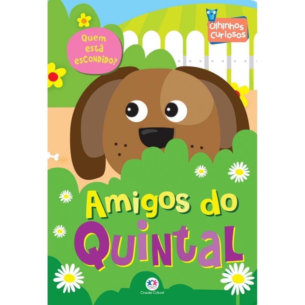 Livro Cartonado Amigos do quintal em Oferta na Shopee