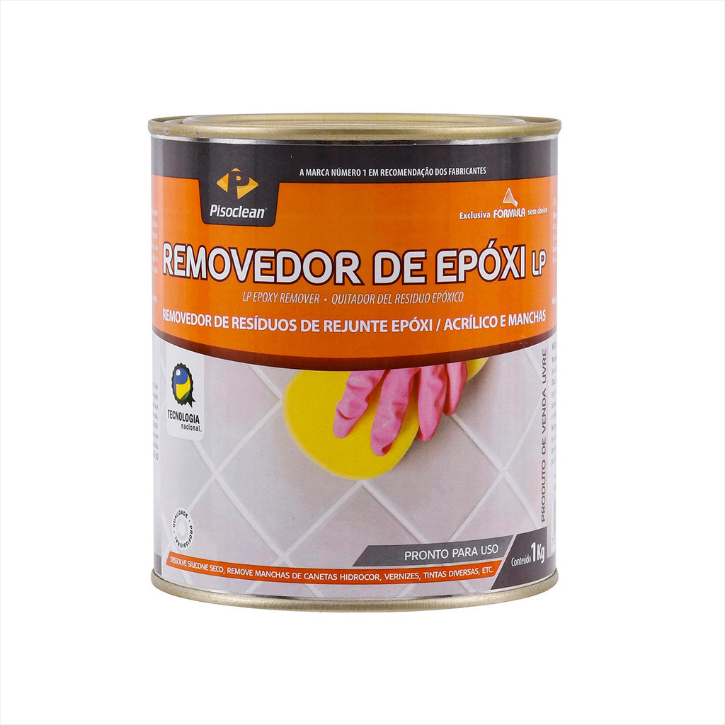 Removedor De Epoxi 1kg Pisoclean Silicone/vernizes/tintas
