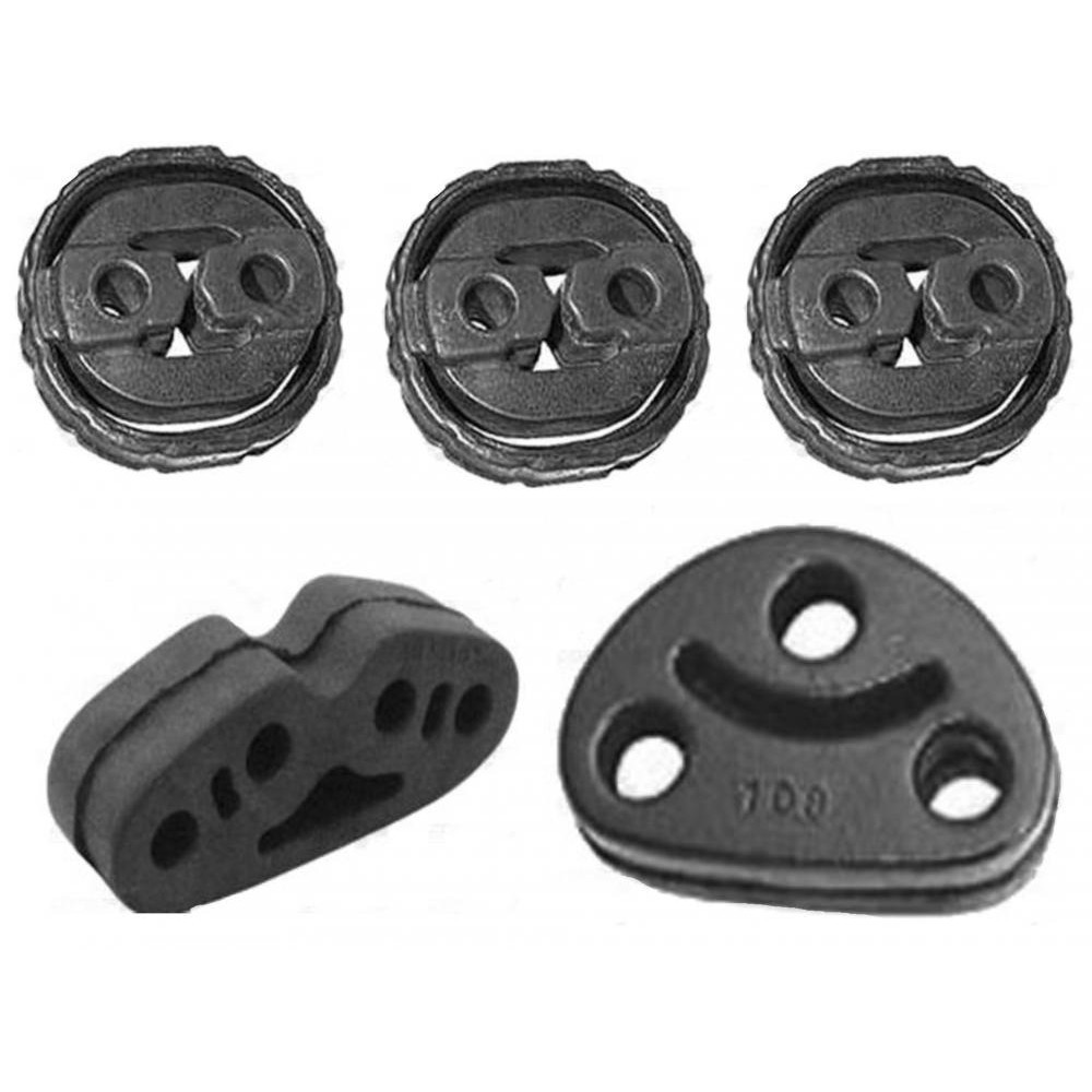 Kit Coxim Escapamento Doblo 2007 2008 2009 2010 2011 2012 2013/... Central Intermediario Traseiro