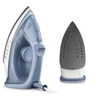 Ferro de passar Electrolux Efficient ESI10 Seco e Vapor Base Antiaderente Vapor Vertical Extra cabo 1,35m Azul 110V em Oferta na Shopee