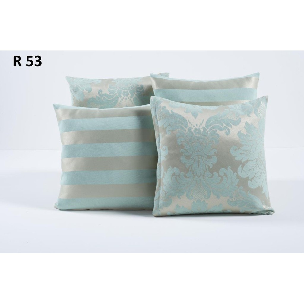 Kit com 4 Capas de Almofadas Jacquard com Zíper