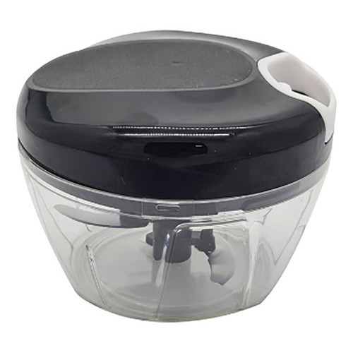 Mini Processador de Alimentos Triturador com Puxador Manual 3 Laminas 500ml Cor Sortida