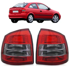 Par Lanterna Traseira Astra Hatch 1999 2000 2001 2002 Fume