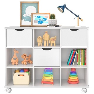 Nicho Organizador com Rodízios Toys 3 Gavetas Q01 Branco - Mpozenato em Oferta na Shopee