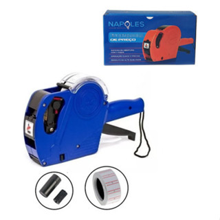 Etiquetadora Maquina Manual De Preços 8 Dígitos + Refil + Etiquetas em Oferta na Shopee