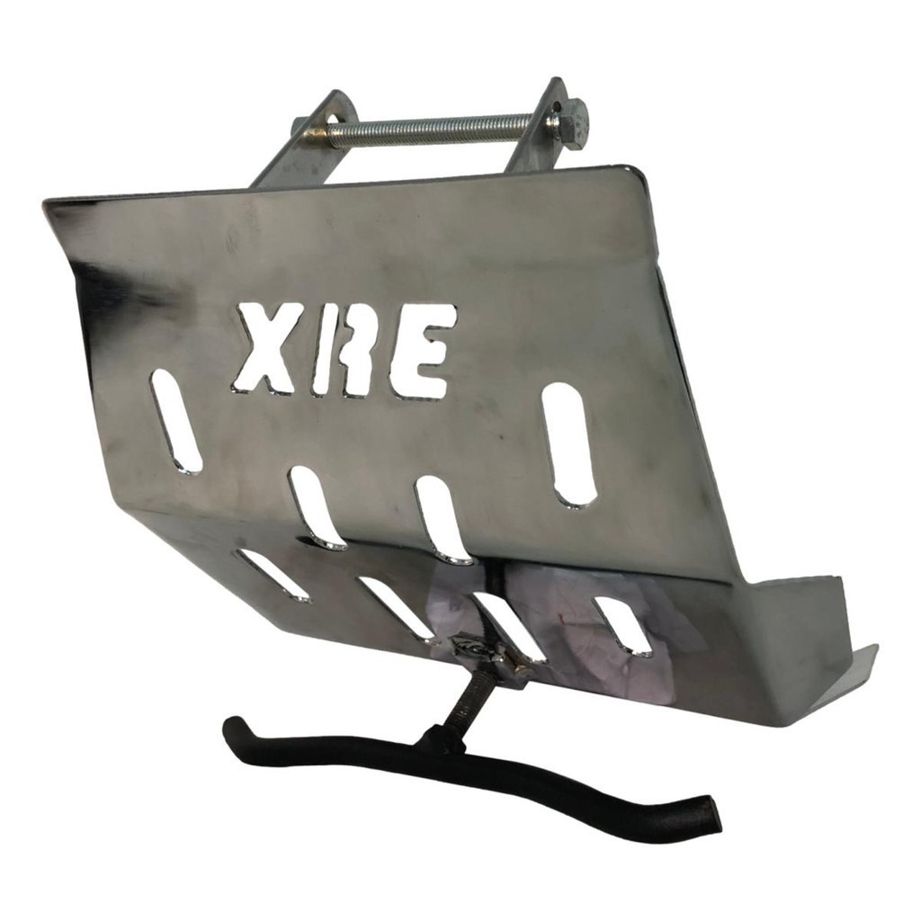 Protetor de Cárter Motor Peiteira Honda Xre 190 ano 2016 2017 2018 2019 2020 2021 2022 2023 Cromado