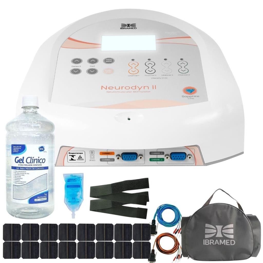 Neurodyn II Ibramed Corrente TENS, FES E RUSSA Com 2 Faixas - Health