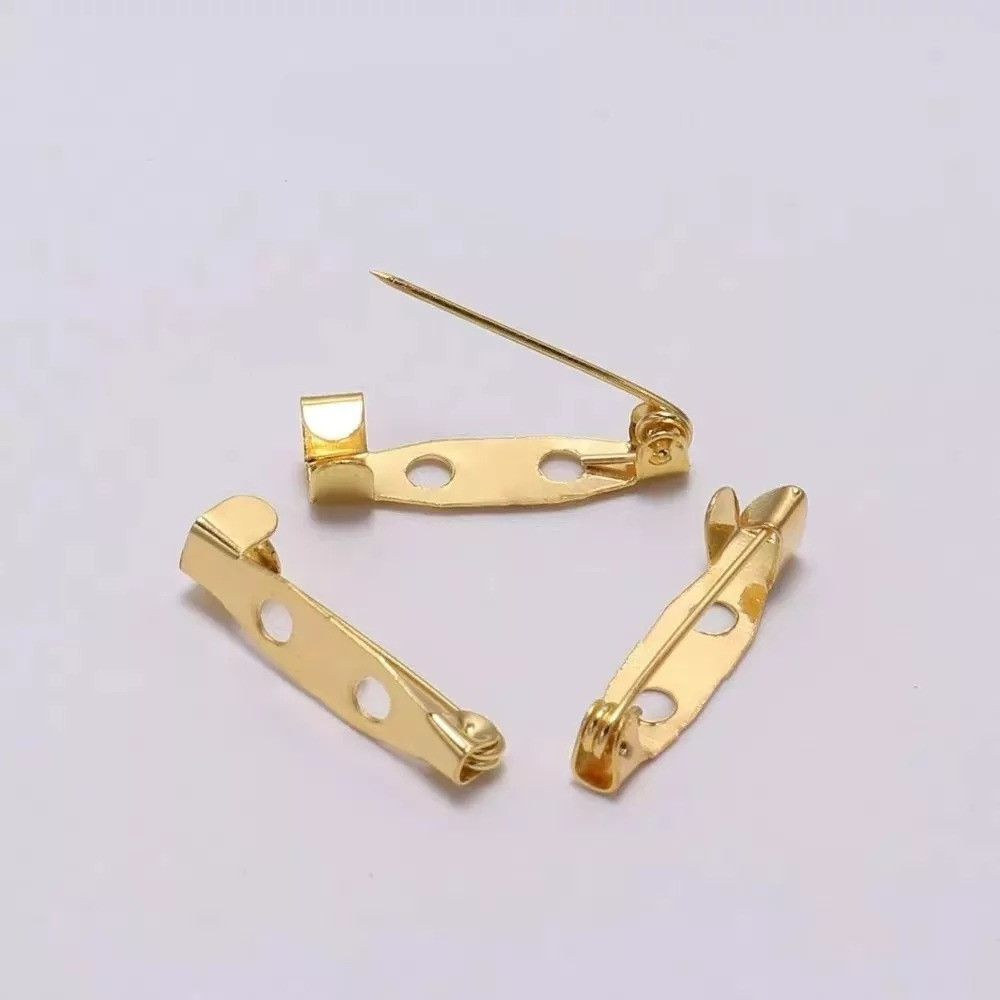 Base Para Broche - Prata /dourado- 25mm - 100 Peças em Oferta na Shopee