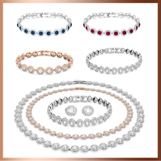 Conjunto De Colares De Joalheria SwarovskY Para Mulher Moda Romântica Ocean Heart Diamond ...