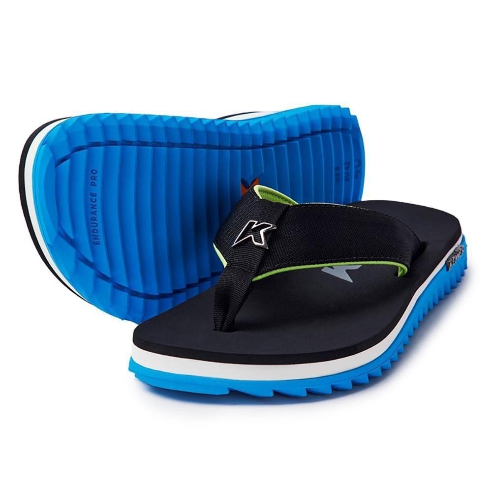 Chinelo Kenner Kivah Line Masculino - Preto e Azul - Men Shoes