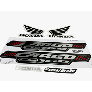 KIT FAIXAS ADESIVOS CARGO CG 160 2022 COMPLETO MOD. ORIGINAL em Oferta na Shopee