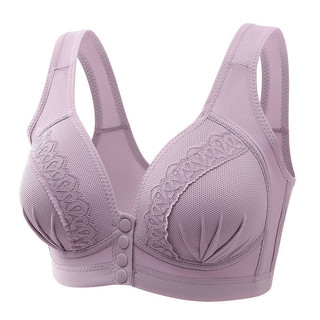 Hot Vendendo Roupas Íntimas De Amamentação Com Botão Frontal De Tamanho Grande Para Respiráveis E Confortáveis Sem Anéis De Aço Reunindo Sutiãs De Mães De Meia-Idade