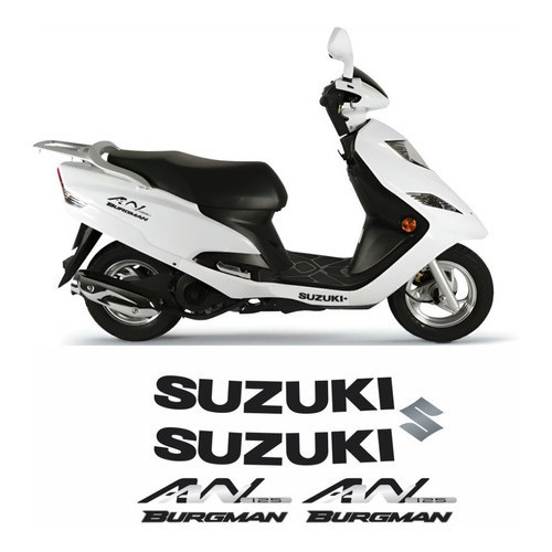 Adesivo Emblema Suzuki Burgman An125 2007 Kit 03