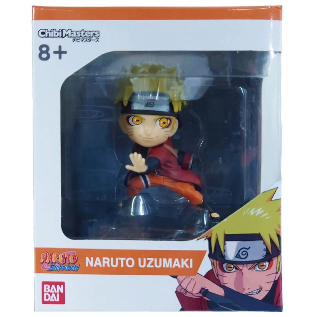 Naruto Bandai Boneco Chibi Master Naruto Shippuden Colecionavel Action Figure Figura De Ação