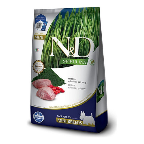 Ração Para Cachorro N&d Spirulina Adulto Mini Cordeiro 2kg