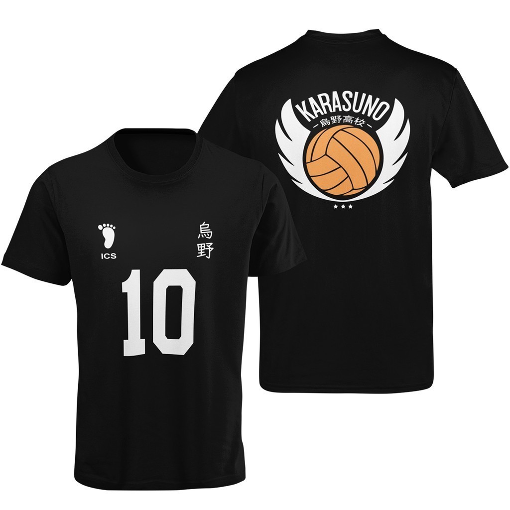 Camisa Volêi Anime Haikyuu! Esporte Masculina Feminina Nº 10