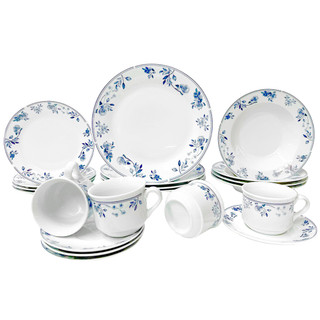 Aparelho De Jantar Mayara Jogo De Mesa 20 Peças Porcelana em Oferta na Shopee