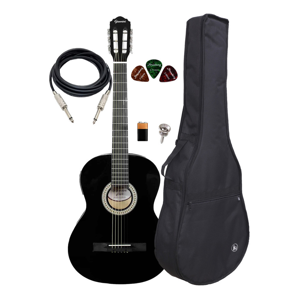 Violão Giannini Eletroacústico Start S-14 k Aço C/ Capa