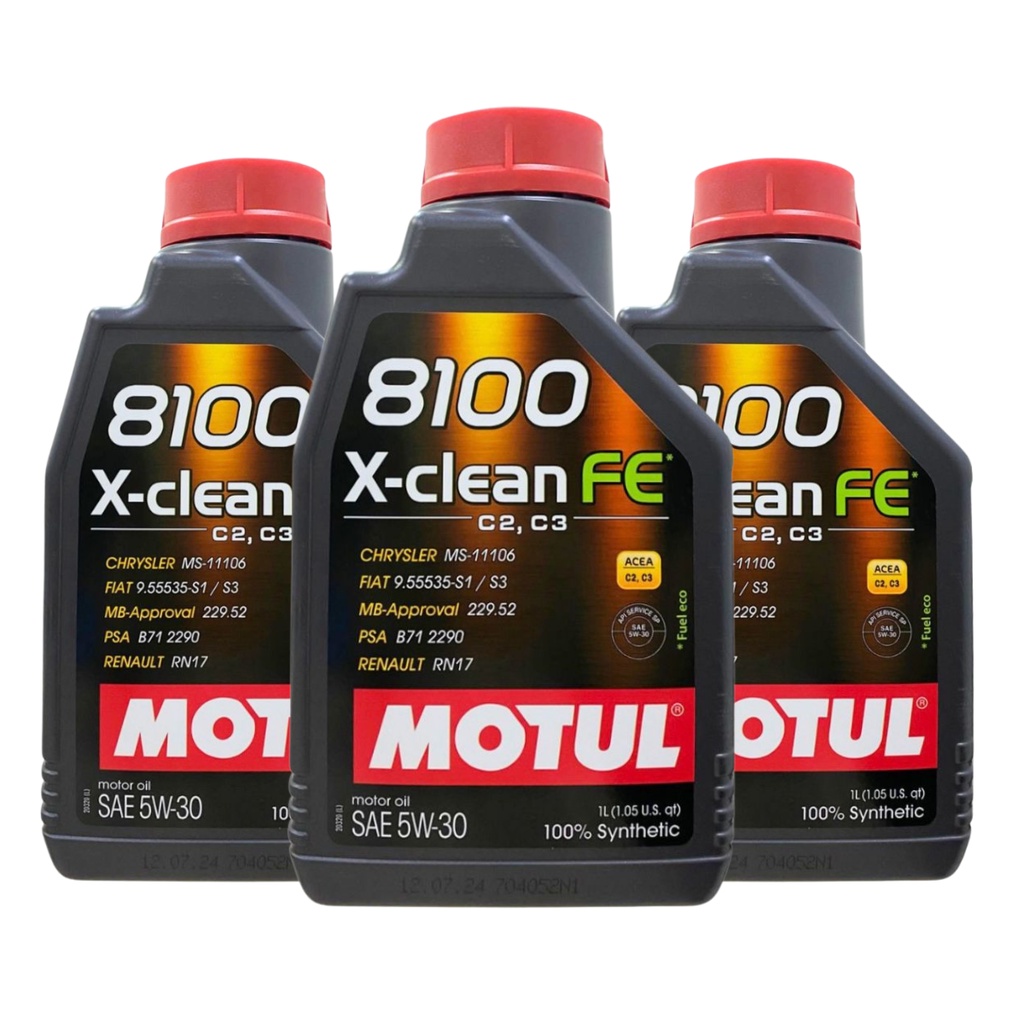 KIT MOTUL 8100 X-CLEAN FE 5W-30 3 LITROS em Oferta na Shopee