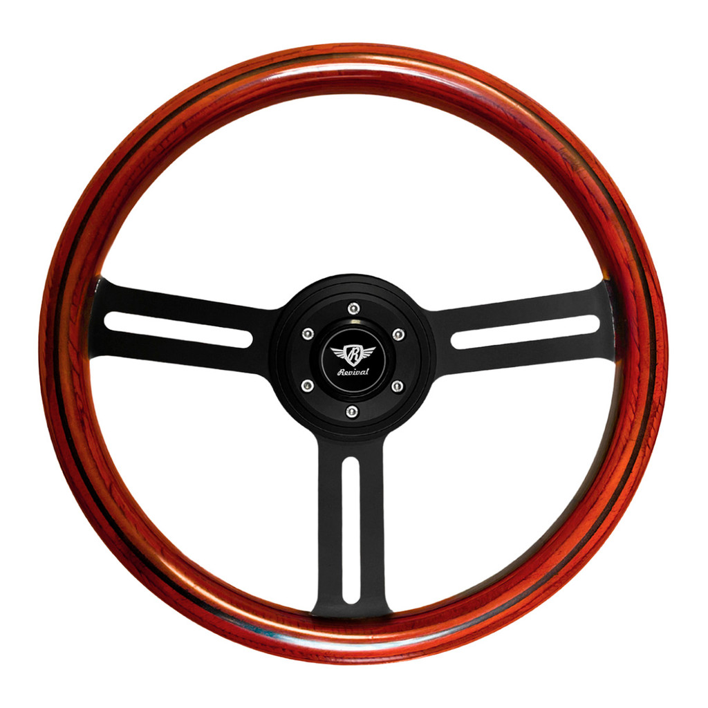 Volante Madeira Revival Bts Vw Fusca Jeep Willys Brasilia