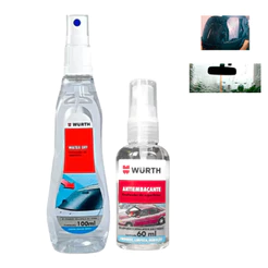 limpador de parabrisa ANTIEMBACANTE + CRISTAIZADOR water off wurth cristalizador de vidros