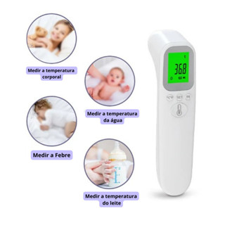 Termômetro Digital Infravermelho Sem Contato – Medição Precisa para Bebês e Adultos LCD/ Pratico  fang em Oferta na Shopee