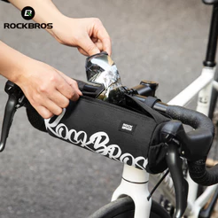 ROCKBROS Saco Dianteiro Da Bicicleta Tubo Pendurado MTB De Estrada Dobrável Alça Dianteira Acessórios 3.6L