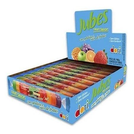 Dori Bala Goma Jubes Gelat Trop 12 Unidades De 48G em Oferta na Shopee