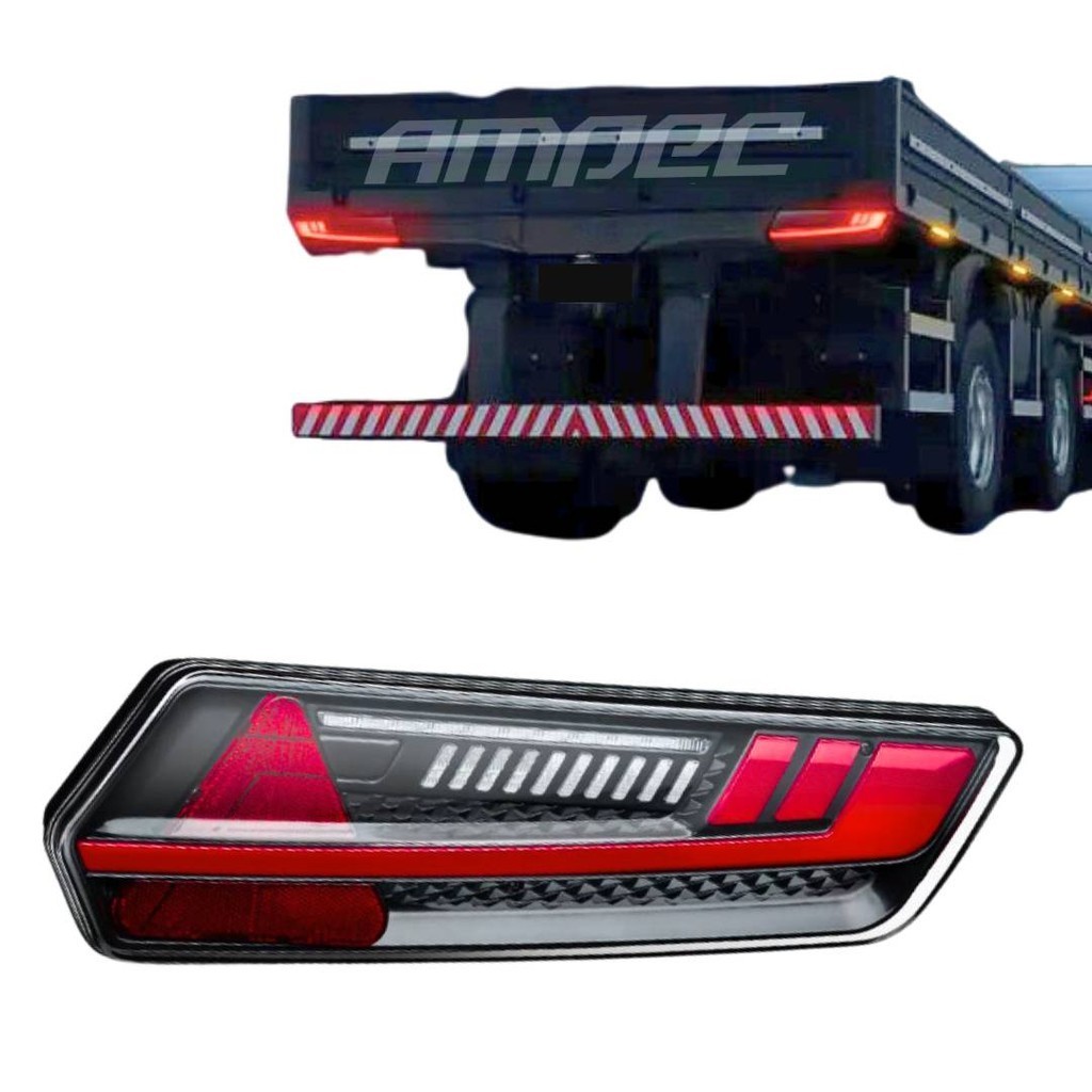 Lanterna Traseira LED Multifunção 24V Flashing Lado Direito em Oferta na Shopee