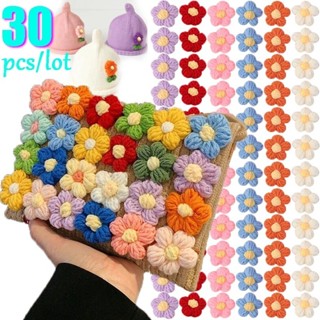 10/20/30Pcs Flores De Algodão Coloridas Fluff Flowers Mulheres Faça Você Mesmo Sacos De Lã Para Artesanais Material De Vestuário Ornamentos Jóias Acessórios em Oferta na Shopee