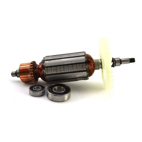 Induzido ( Rotor ) + Par de Rolamentos Para Politriz à Úmido marcas THAF e ARITA modelos WG 125 e WG 225 - 220 volts