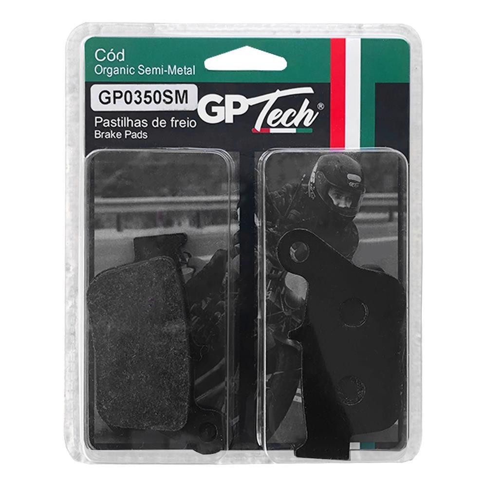 PASTILHA FREIO GP TECH 0350SM (T) DAFRA MAXSYM 400 2014- | PRETA | UNI em Oferta na Shopee