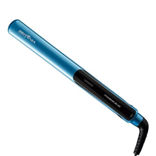 Prancha Chapinha Alisadora Titanium 220 Graus Blue Bivolt Britânia